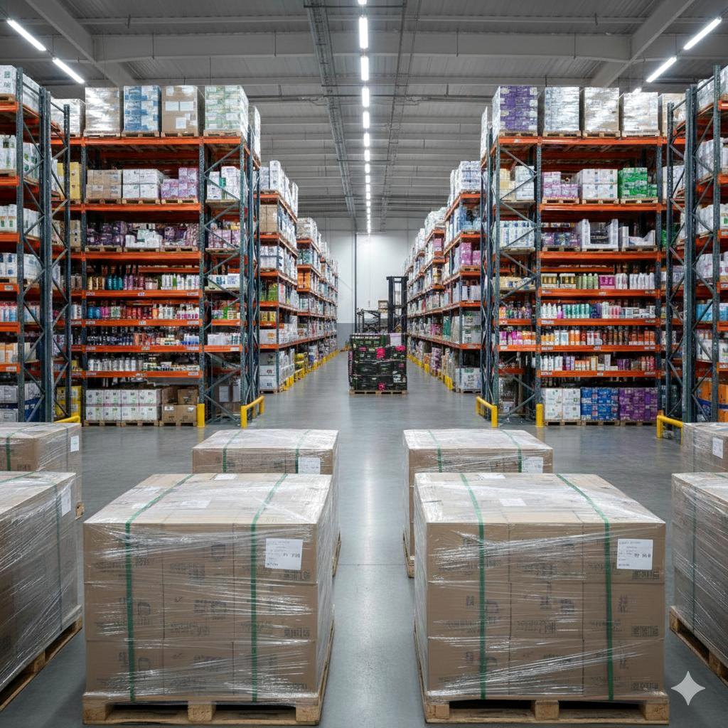 Mercadería preparada para despacho